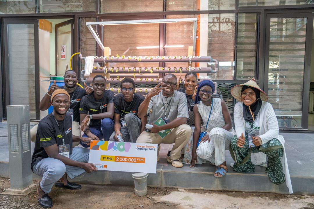 « AGROKOOM » remporte le prix national de l’Orange Summer Challenge 2024 Sénégal, dans la thématique : Tech for impact