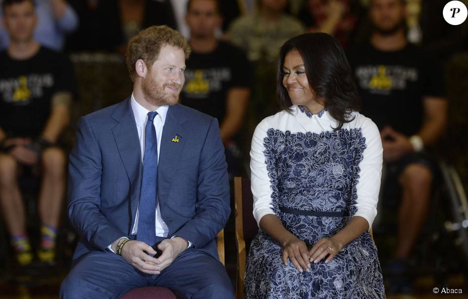 Prince Harry : Belle complicité avec Michelle Obama pour ses Invictus Games