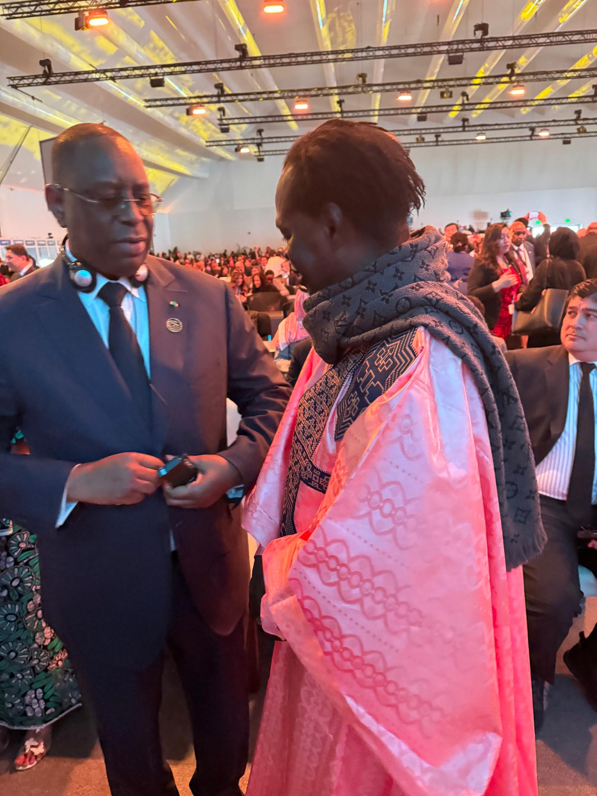 La COP16 à Riyadh : Macky Sall et Baba Maal soutiennent les initiatives écologiques mondiales (Photos)