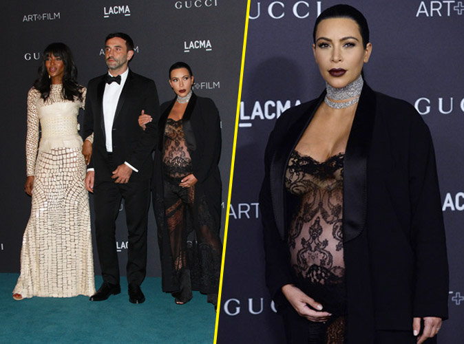 Photos : Kim Kardashian : tout en transparence, elle vole la vedette à Naomi Campbell !