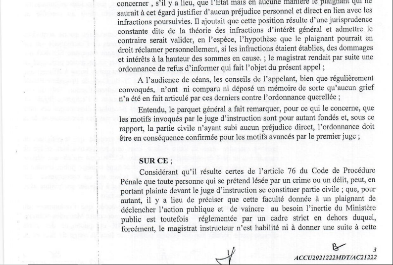 Tahirou Sarr et consorts sur l’affaire des 94 milliards de FCfa