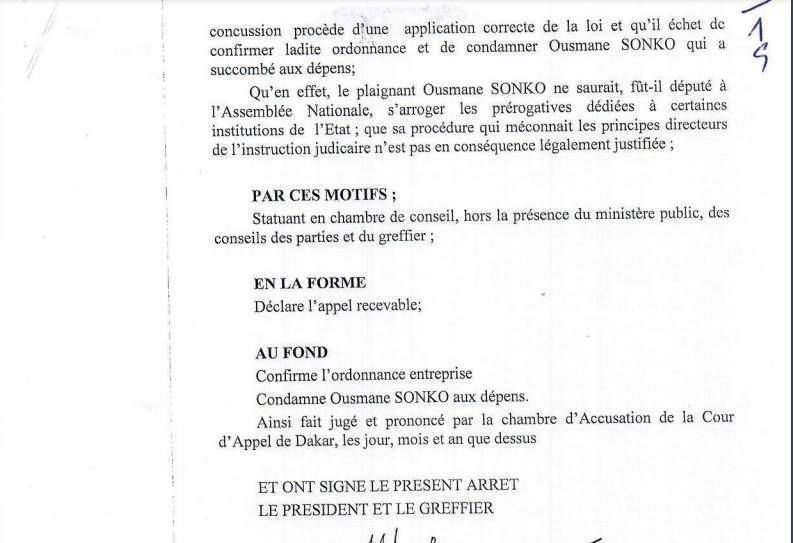 Tahirou Sarr et consorts sur l’affaire des 94 milliards de FCfa