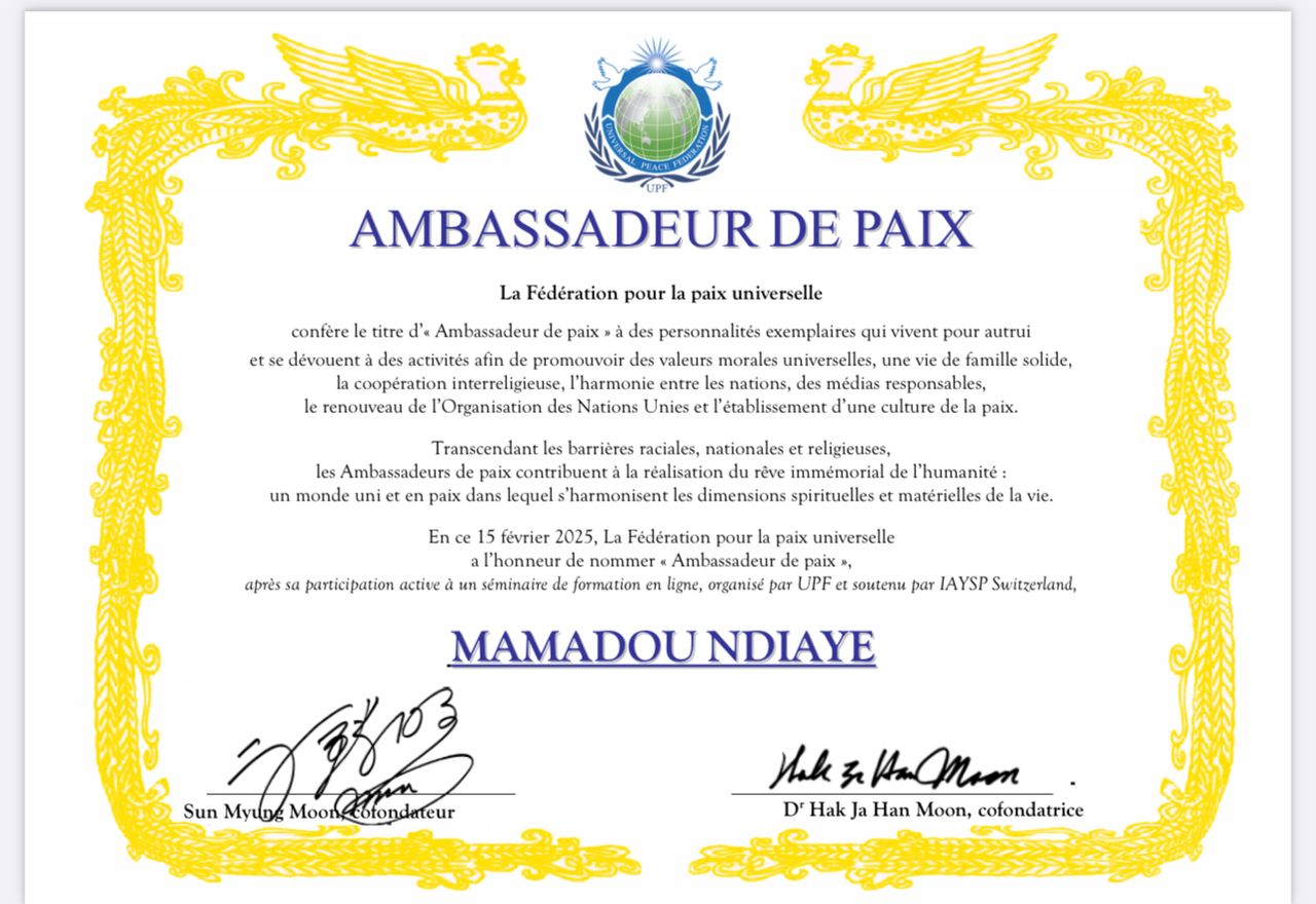 Les Ambassadeurs de Paix : Architectes d'un Monde Meilleur