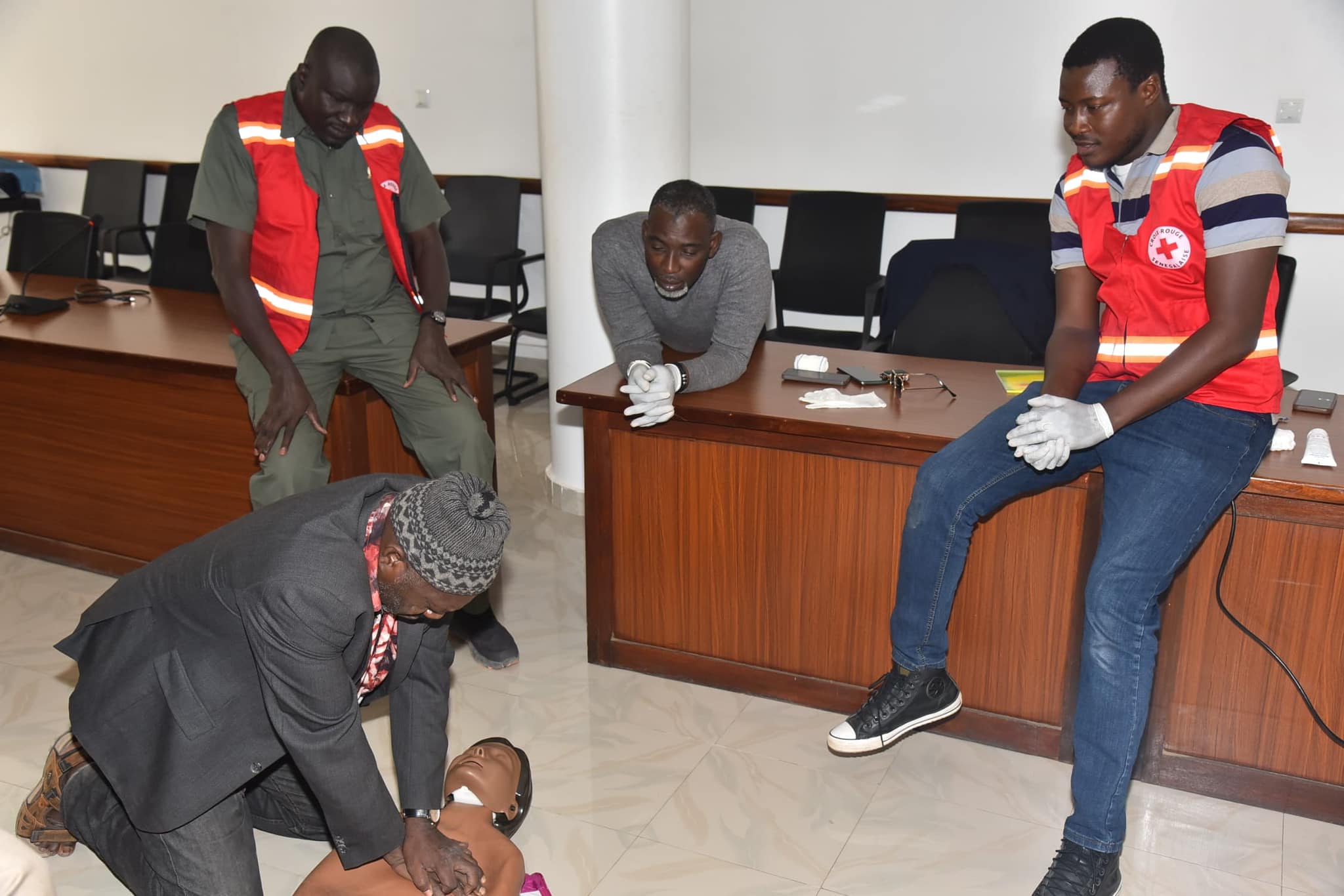 Renforcement des capacités : Les chauffeurs de l'Assemblée nationale formés aux premiers secours (Photos)