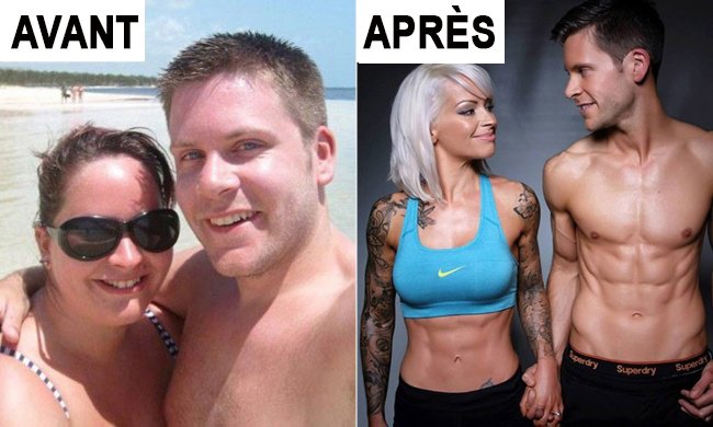 Ce couple a refusé de se marier tant que chacun n'avait pas le corps de ses rêves