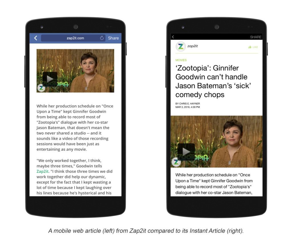 Facebook lance un plugin WordPress pour publier des Instant Articles