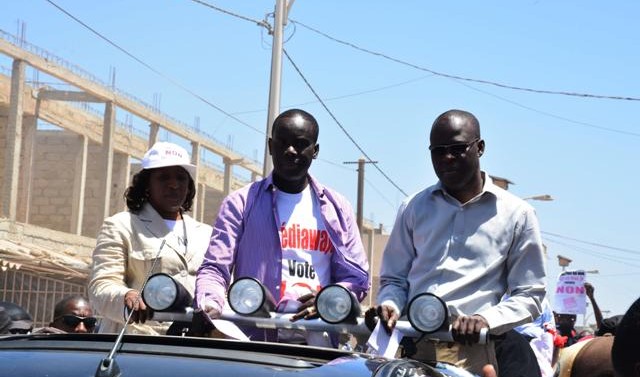 Incidents de campagne:  ça a chauffé entre les cortèges de Malick Gakou et Oumar Guèye