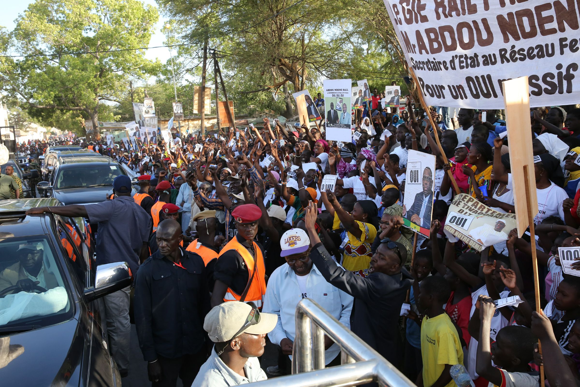 Arrêt sur image:   Démonstration de force de Macky Sall hier à Tivaouane