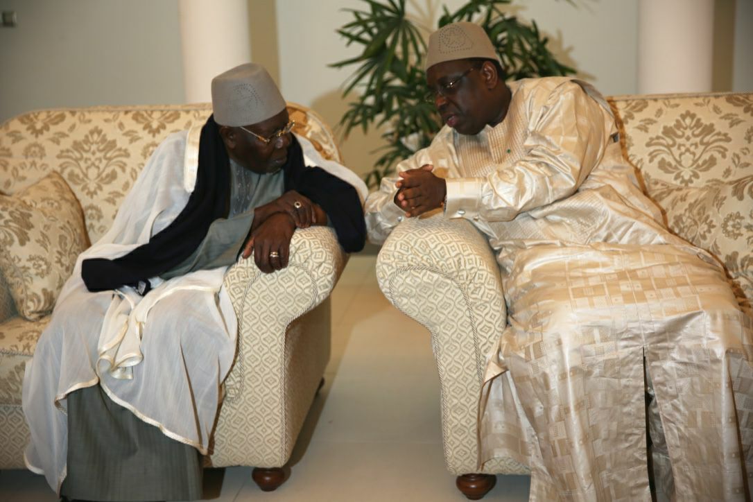 Tivaouane:  le président Macky Sall reçu par Serigne Abdoul Aziz Sy Al Amine