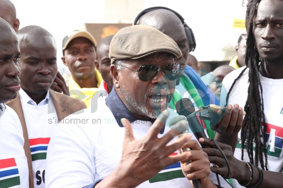 Manifestation à Dakar contre le régime de  Yaya Jammeh (images)