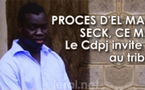 PROCES D'EL MALICK SECK, CE MATIN Le Cdpj invite tous au tribunal