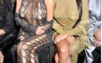 Kim Kardashian et sa soeur Kourtney à la Fashion Week de Paris