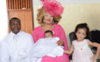 Cameroun : Madame Chantal Biya Première dame, lors du baptême de ses petits-enfants