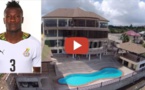 VIDEO: Asamoah Gyan a inauguré son château de plus de 1 milliard 700 million FCFA. Regardez