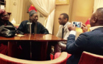 Youssou Ndour en visite chez Serigne Maodo Sy à Paris