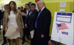 Donald and Melania Trump, après leur vote