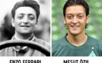 Insolite : Mesut Özil, le footballeur a le même visage que Enzo Ferrari, fondateur de la société "Ferrari"  