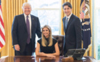 Cette photo d'Ivanka Trump dans le fauteuil du Bureau ovale fait polémique