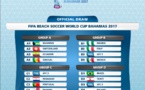 Coupe du Monde de Beach Soccer BAHAMAS 2017: Le Sénégal est dans le groupe A.