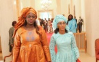 Photos-Affaire de First Ladies, Marième Faye Sall et son hôtesse en mode taille Mame très élégantes