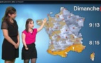 VIDEO: Méla­nie Ségard, porteuse de triso­mie 21, a présenté la météo