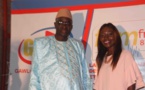 Photos: Moustapha Cissé Lo en visite de courtoisie à Fem fm, la radio de Coumba Gawlo