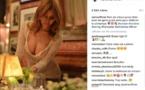 Quand Zahia reçoit des invités à dîner... sans soutien-gorge (Photos)