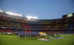 Ligue des champions: le superbe Tifo des fans du Barça