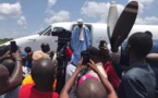 Arrivée de Me Abdoulaye Wade  à Kolda (images)