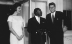 Photos : Léopold Sédar Senghor avec John et Jackie Kennedy...