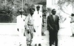 Photos :  Valdiodio Ndiaye et le Gouverneur Abdou Diouf à Kaolack en juin 1962