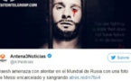 Messi emprisonné et en sang : Daech menace le Mondial  2018 avec un photomontage 