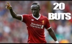 Vidéo : Les 20 buts de Sadio Mané avec Liverpool