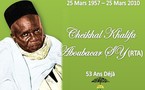 { DOSSIER SPECIAL } 25 Mars 1957-25 Mars 2010 déjà 53 ans : CHEYKHAL KHALIFA ABOUBACAR SY, L’HOMME AU BONNET CARRE LEGENDAIRE