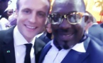 Photo : Emmanuel Macron avec Mbaye Dièye Faye