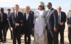 Photo : Macky, Marième Faye Sall, Brigitte et Emmanuel Macron