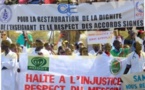 Le Collectif national de Défense du droit des sages-femmes et infirmiers APO, organise une marche de protestation en date du 8 Mars 2018