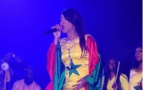 71 photos : Viviane Chedid éblouissante en vert jaune rouge au Zénith