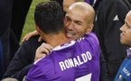 "Merci pour tout", le beau message de Ronaldo pour Zidane