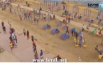 Les Sénégalais se mettent au fitness sur le parcours sportif de la Corniche (vidéo filmée par le drone de leral.net)