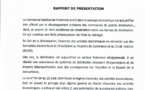 Rapport de présentation du Décret 2018 1888 réglementant les commerces de grande distribution au Sénégal (document)