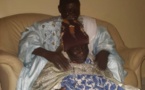 Moustapha Bassène et son marabout Serigne Moustapha Lakram Mbacké