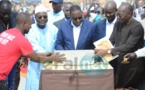 Photos -  Lancement du Domaine agricole communautaire (DAC) de Sangalkam par le Président Macky Sall en présence de Oumar Guèye