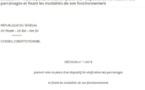 Décision n°1/2018 portant mise en place d'un dispositif de vérification des parrainages et fixant les modalités de son fonctionnement (document)