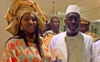 Photos : L'épouse d'Aly Ngouille Ndiaye resplendissante de beauté aux côtés de Macky Sall