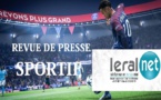 REVUE DE PRESSE SPORTIVE DU VENDREDI 26 AVRIL 2019