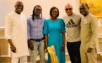 PHOTOS - Quand Aliou Cissé et El Hadj Diouf se retrouvent chez le milliardaire Babacar Ngom