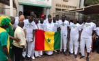 Mondial basket 2019: le drapeau national remis aux "Lions"