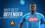 Série A : Koulibaly désigné meilleur défenseur de la saison 2018/2019