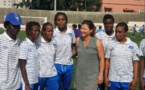 PHOTOS - Visite de Mme Roxana MARACINEANU, Ministre des Sports à Dakar Sacré-Cœur (DSC) accompagnée par le Président de Paris 2024,Tony ESTANGUET, et du Directeur général de l’Agence Française de Développement, Rémy RIOUX